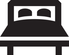 Double King Size Bed Sticker Svg Vector, Free Vectors File
